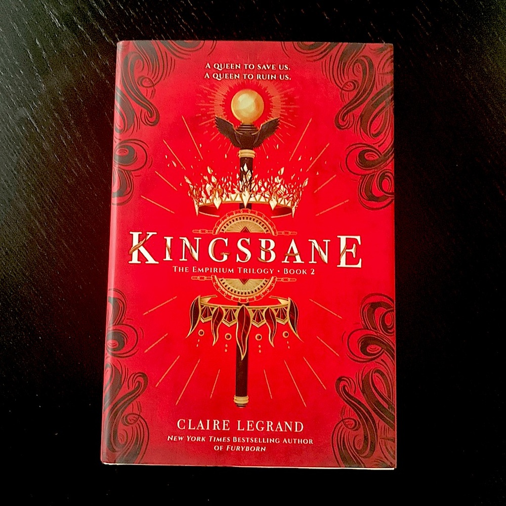 *SIGNED* Kingsbane by Claire Legrand. Hardcover Book.